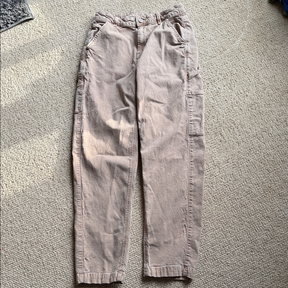 American Eagle Outfitters Women's Tan Straight Leg Pants-2R